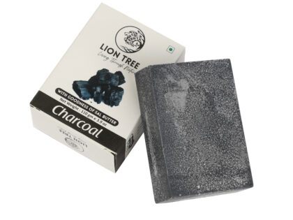 Lion Tree Handmade Charcoal Soap With Goodness Of Sal Butter 110gm